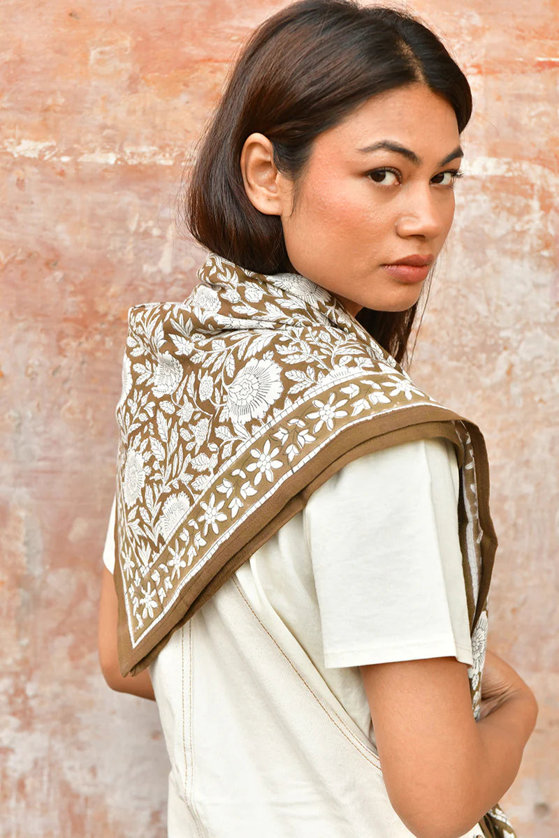 Foulard ANTIOCHE kaki