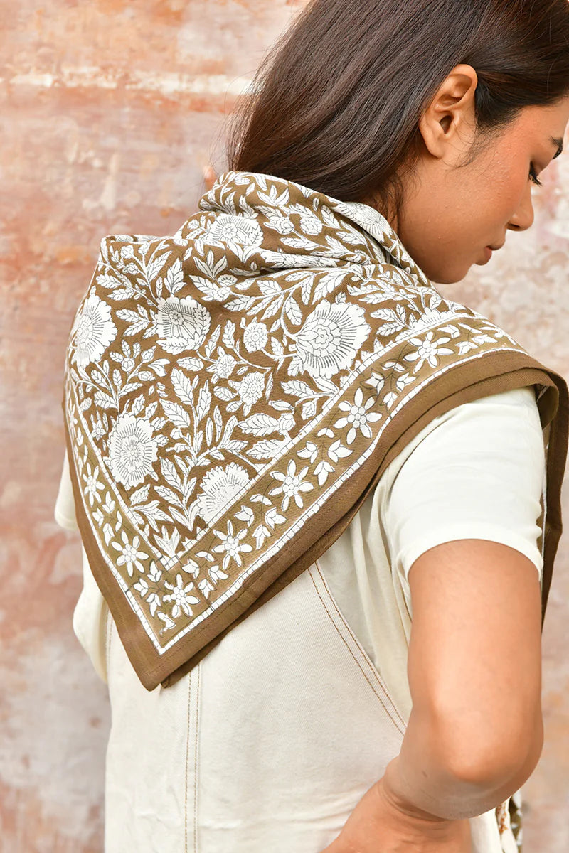 Foulard ANTIOCHE kaki