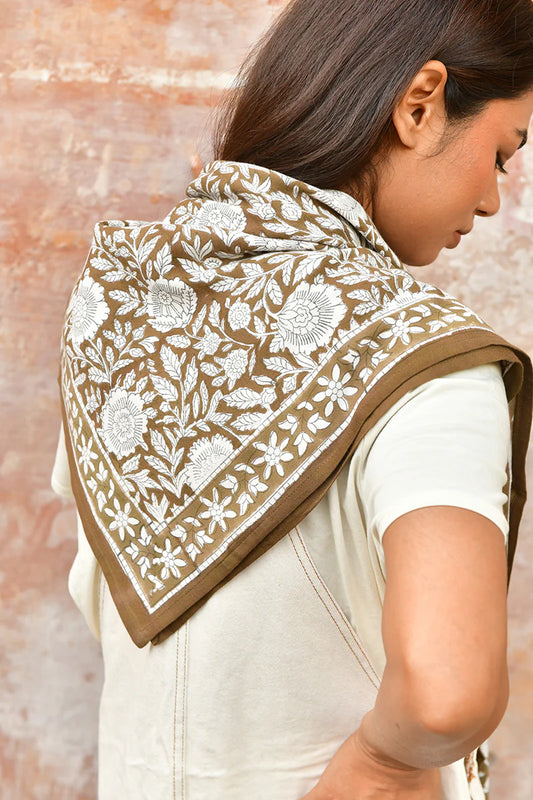 Foulard ANTIOCHE kaki