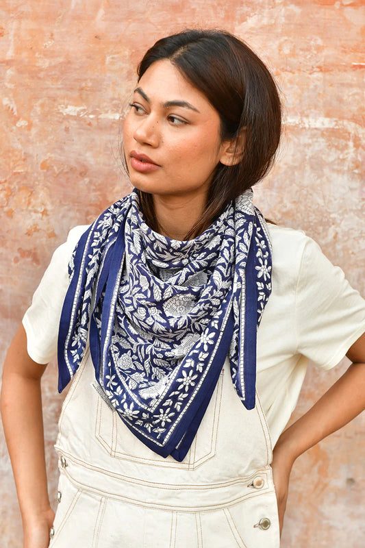 Foulard ANTIOCHE bleu