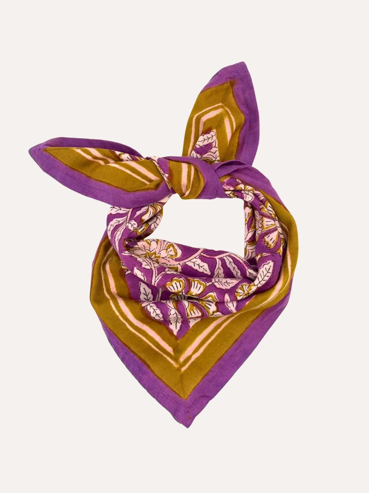 Petit foulard CARTHAGE violet