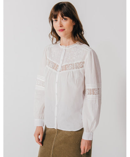 Chemise ADÈLE blanche