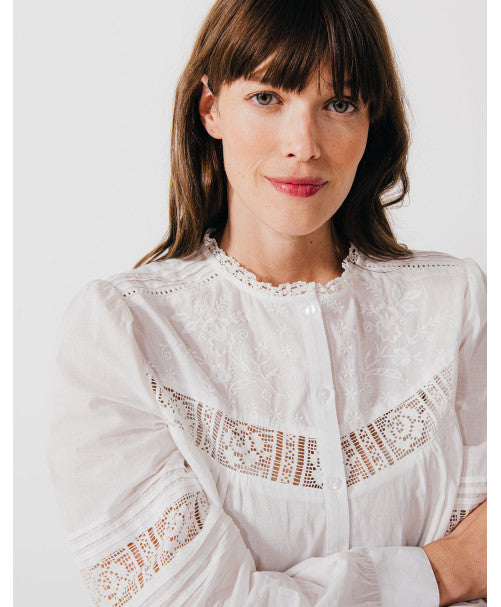 Chemise ADÈLE blanche