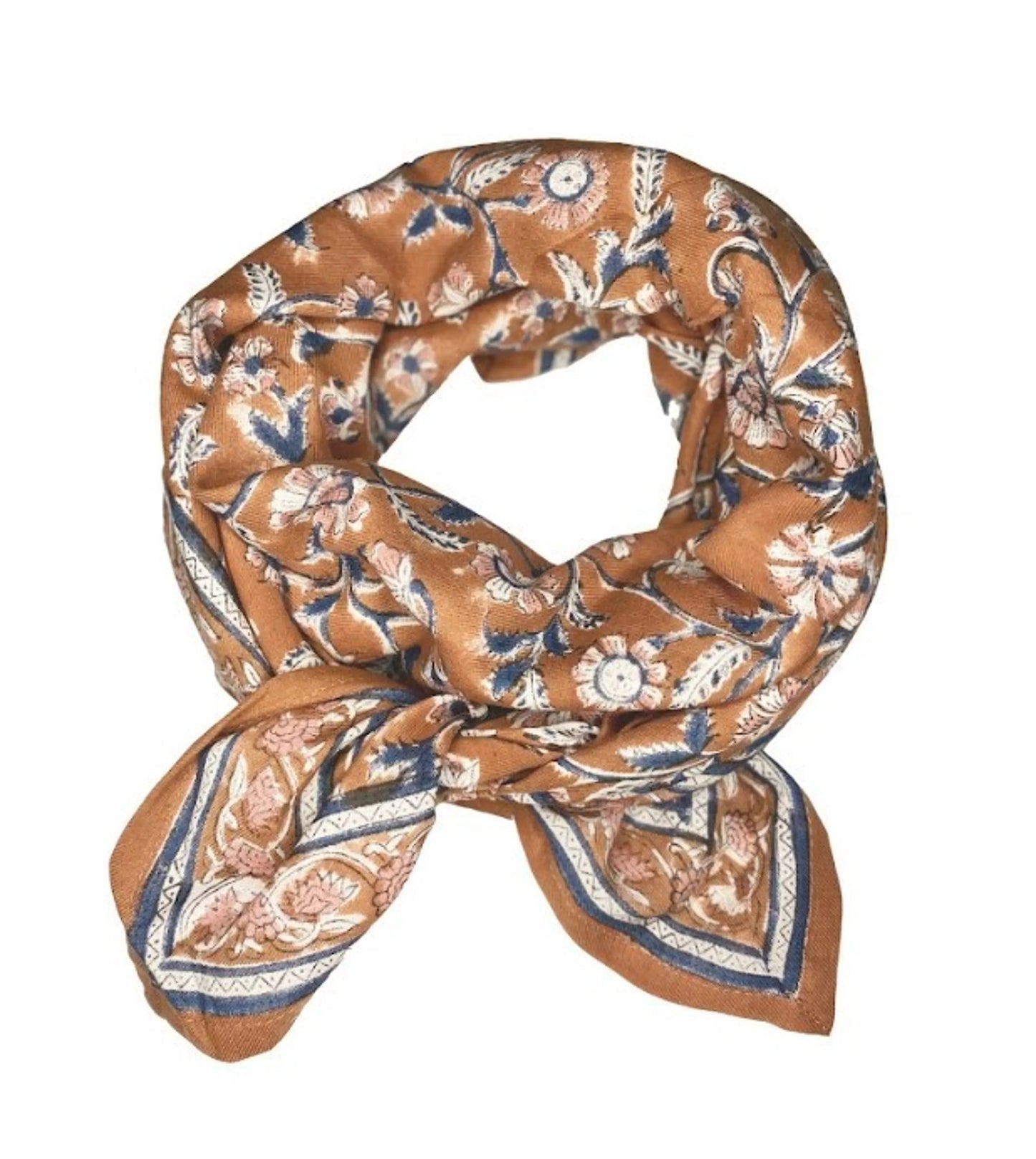 Foulard DELHI abricot