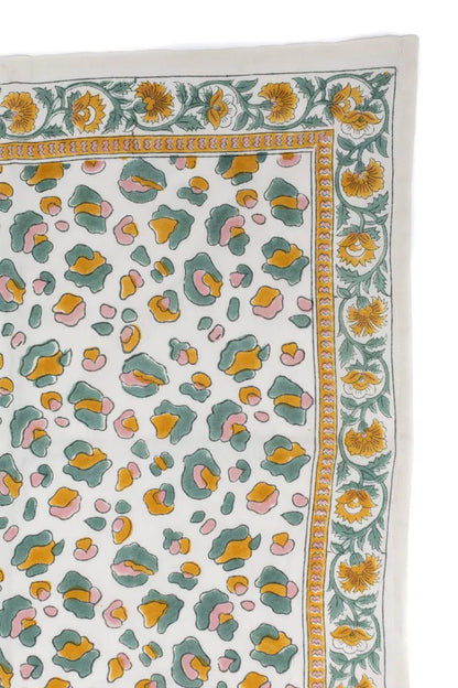 Petit foulard ROSA léopard sauge