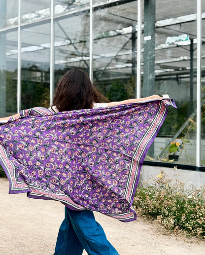 Foulard DELHI violette