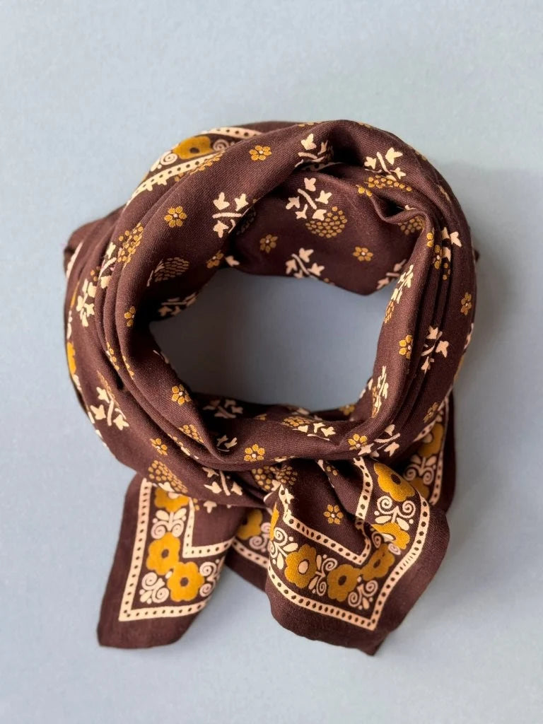 Foulard ANASTASE chocolat