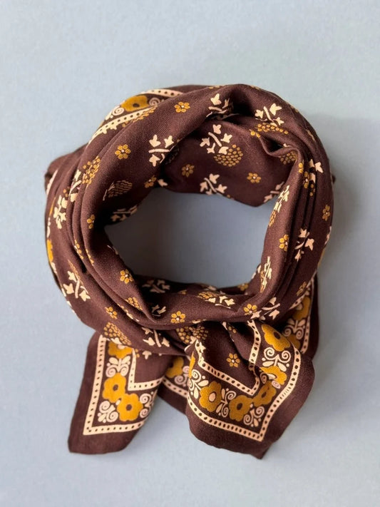 Foulard ANASTASE chocolat