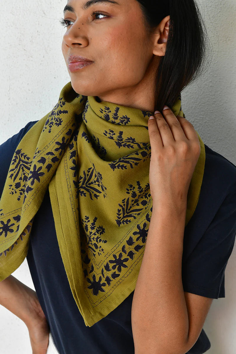 Foulard GALATIE vert