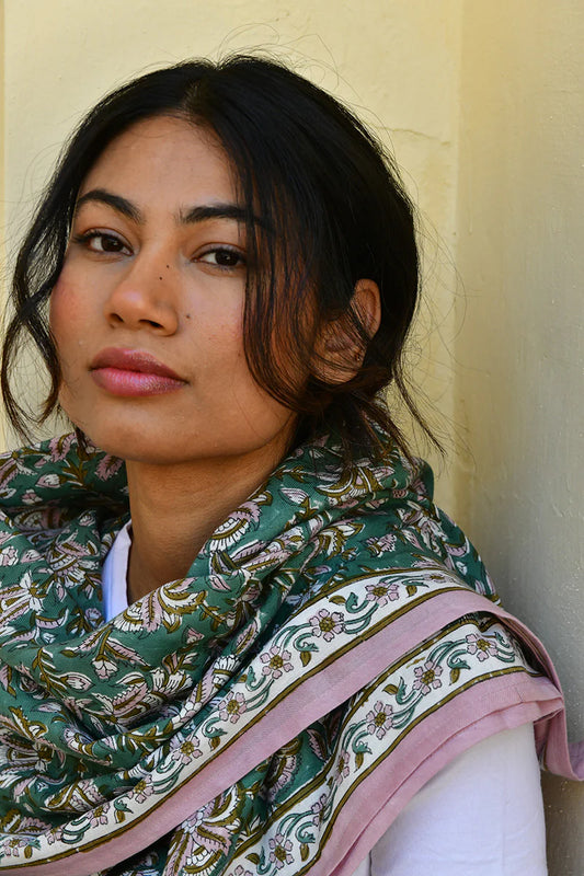 Foulard TOTILA vert