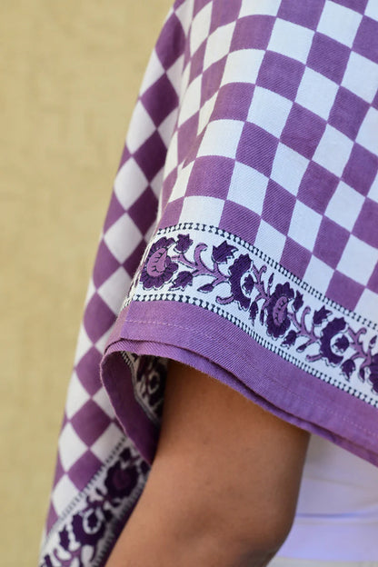 Foulard CHECKS violet