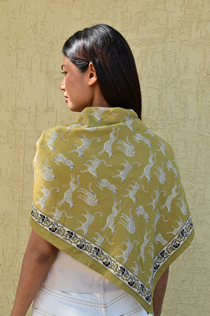 Foulard FAUVE noix