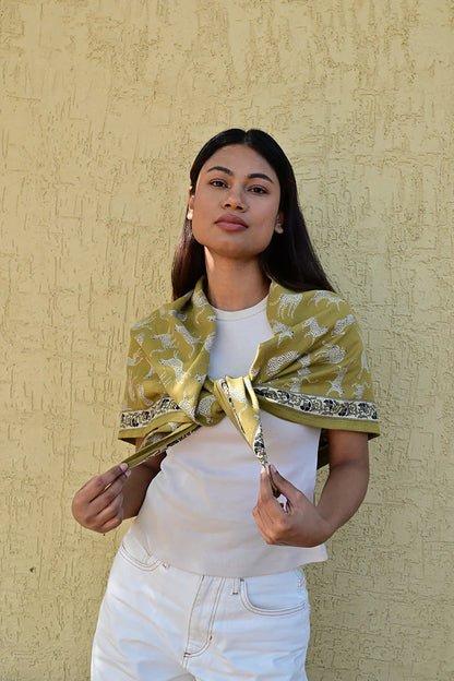 Foulard FAUVE noix