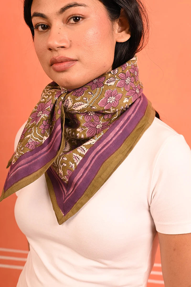 Foulard HÉLIOS kaki