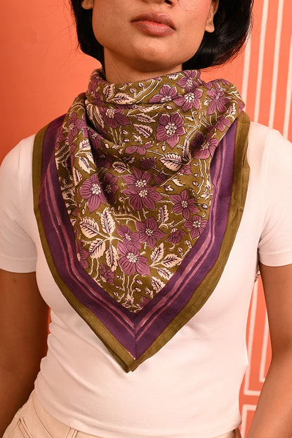 Foulard HÉLIOS kaki