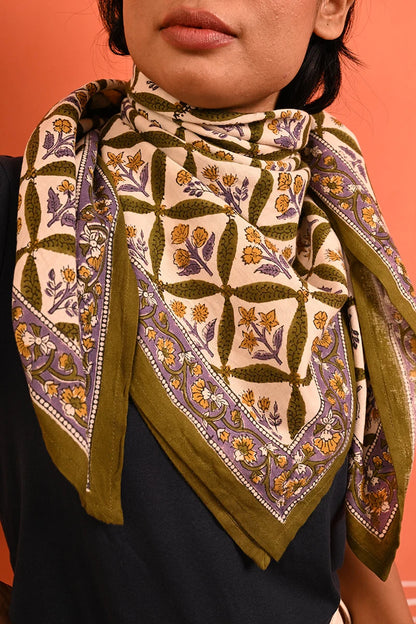 Foulard ZÉNON vert