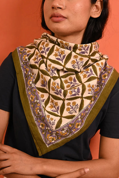 Foulard ZÉNON vert