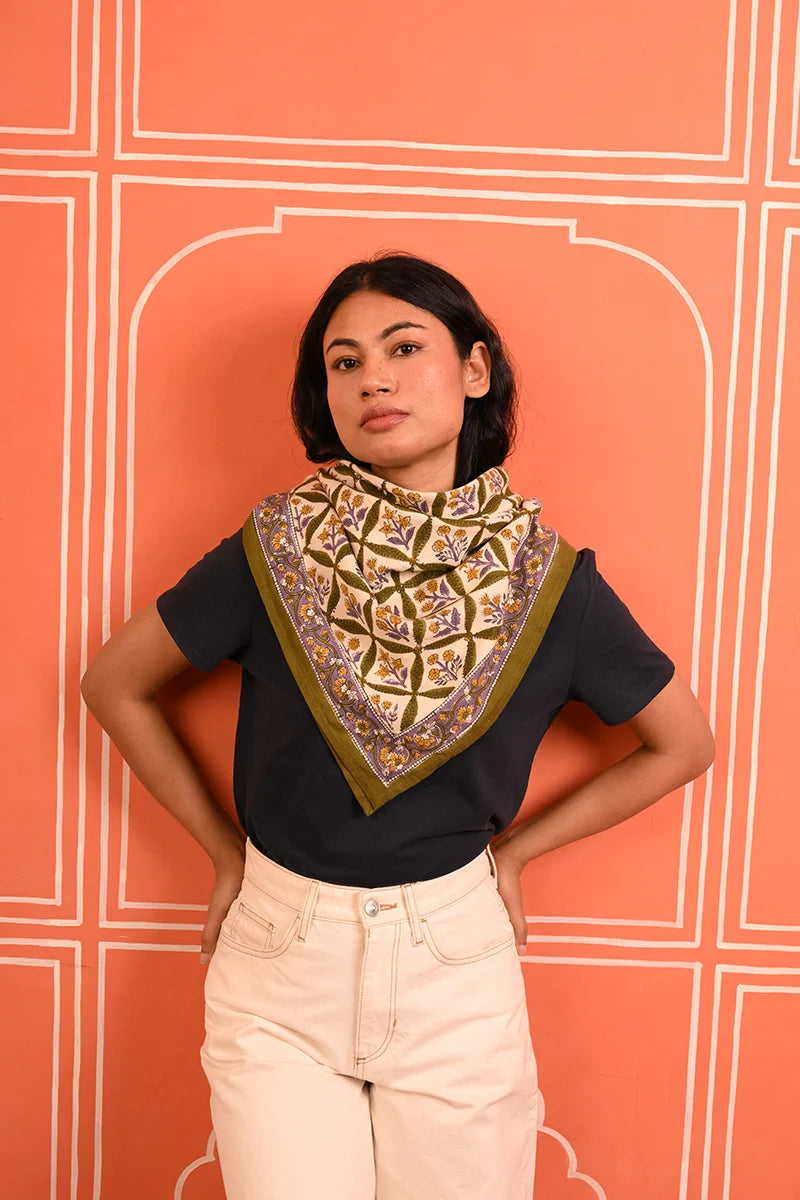 Foulard ZÉNON vert