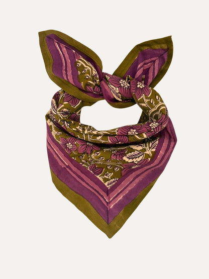 Petit foulard HÉLIOS kaki