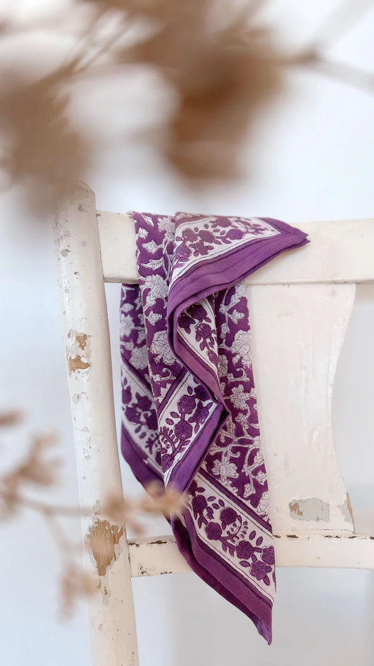 Foulard DELHI lilas Mum