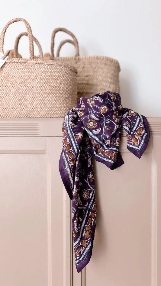 Foulard DELHI purple