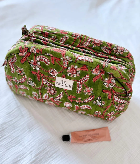 Trousse de toilette DELHI menthe