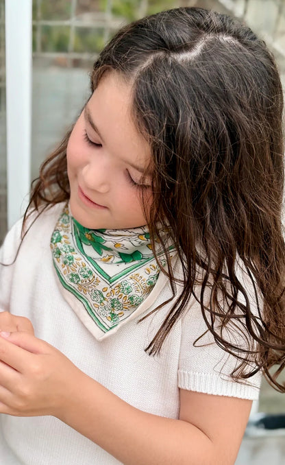 Petit foulard AGRA pistache