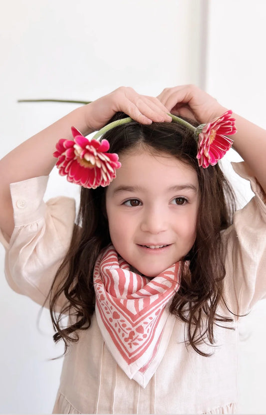 Petit Foulard ZÈBRE rose