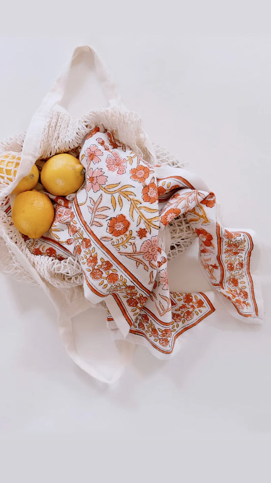 Foulard DELHI brique