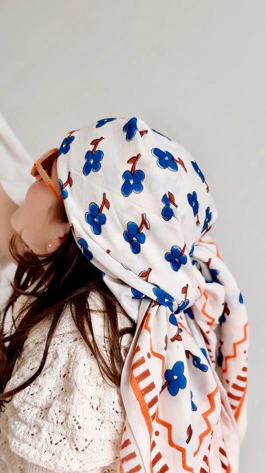 Foulard BLOOM sky