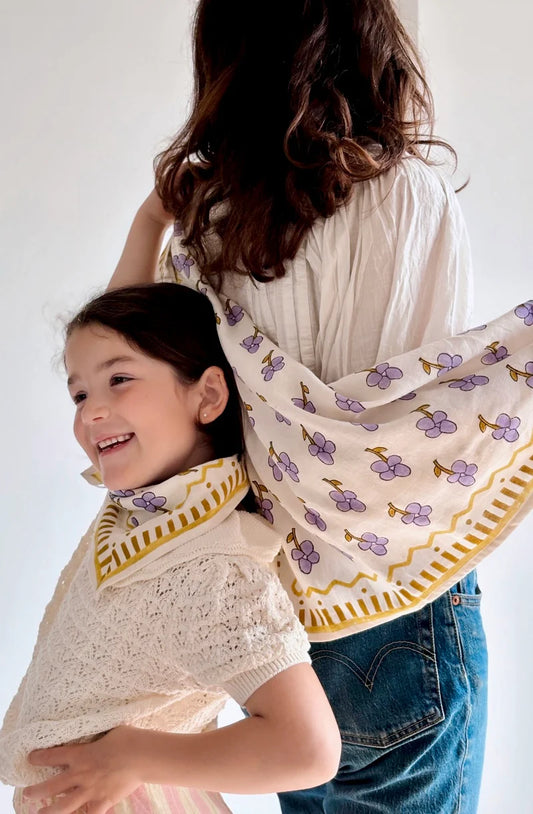 Petit Foulard BLOOM purple