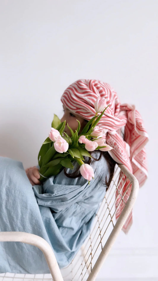 Foulard ZÈBRE rose