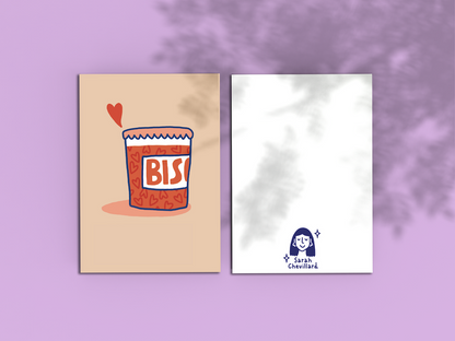 Carte BISOUS CONFITURE