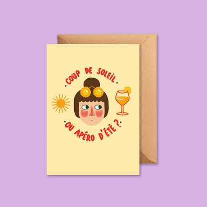 Carte COUP DE SOLEIL