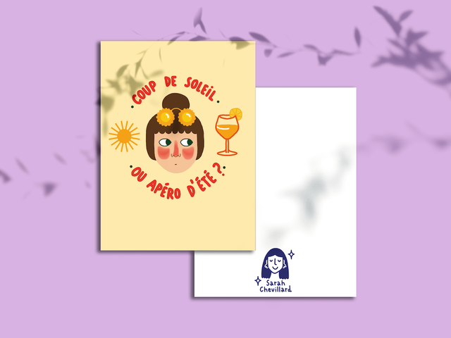 Carte COUP DE SOLEIL