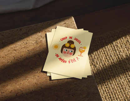 Carte COUP DE SOLEIL