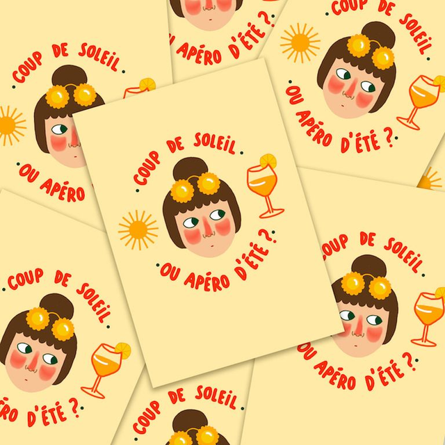 Carte COUP DE SOLEIL