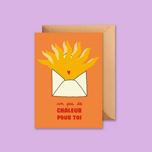 Carte UN PEU DE CHALEUR
