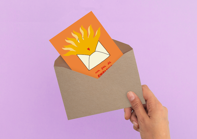 Carte UN PEU DE CHALEUR