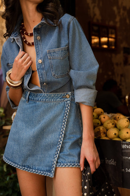 Jupe-Short STELLA denim