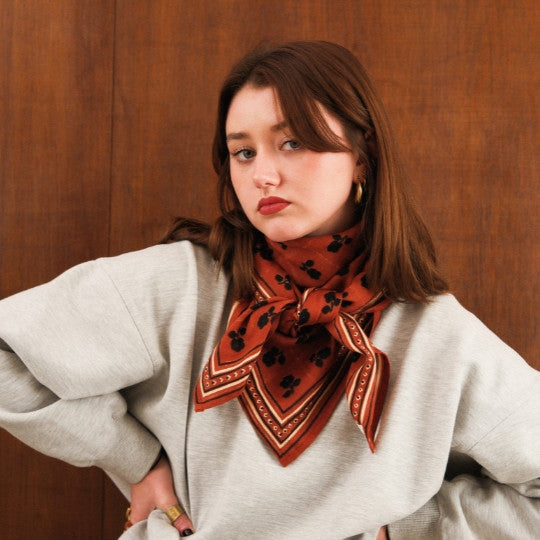 Foulard SISTER  brique