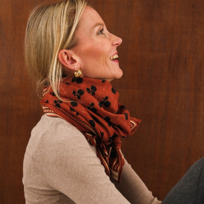Foulard SISTER  brique