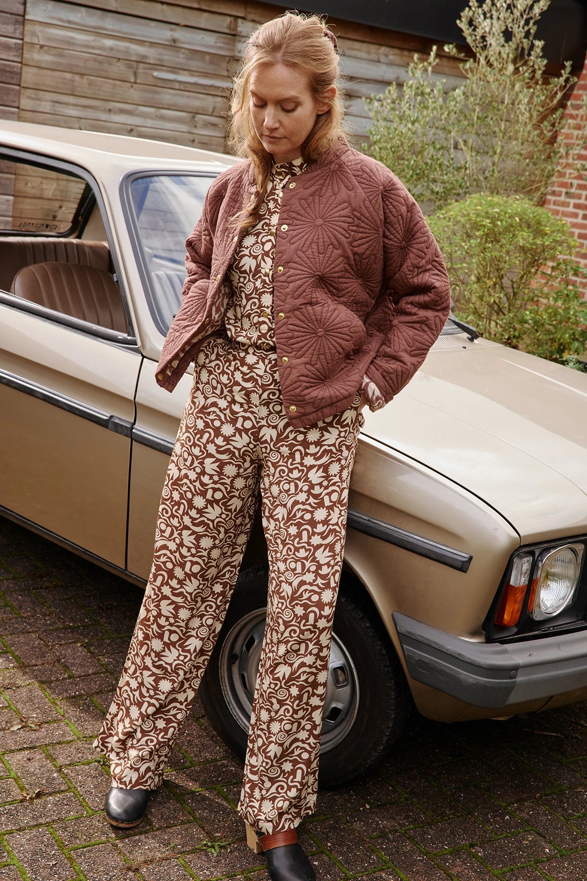 Pantalon JAIMINI wesun chocolat