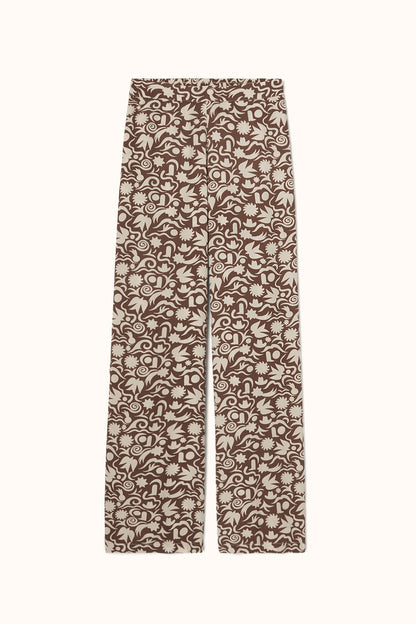 Pantalon JAIMINI wesun chocolat
