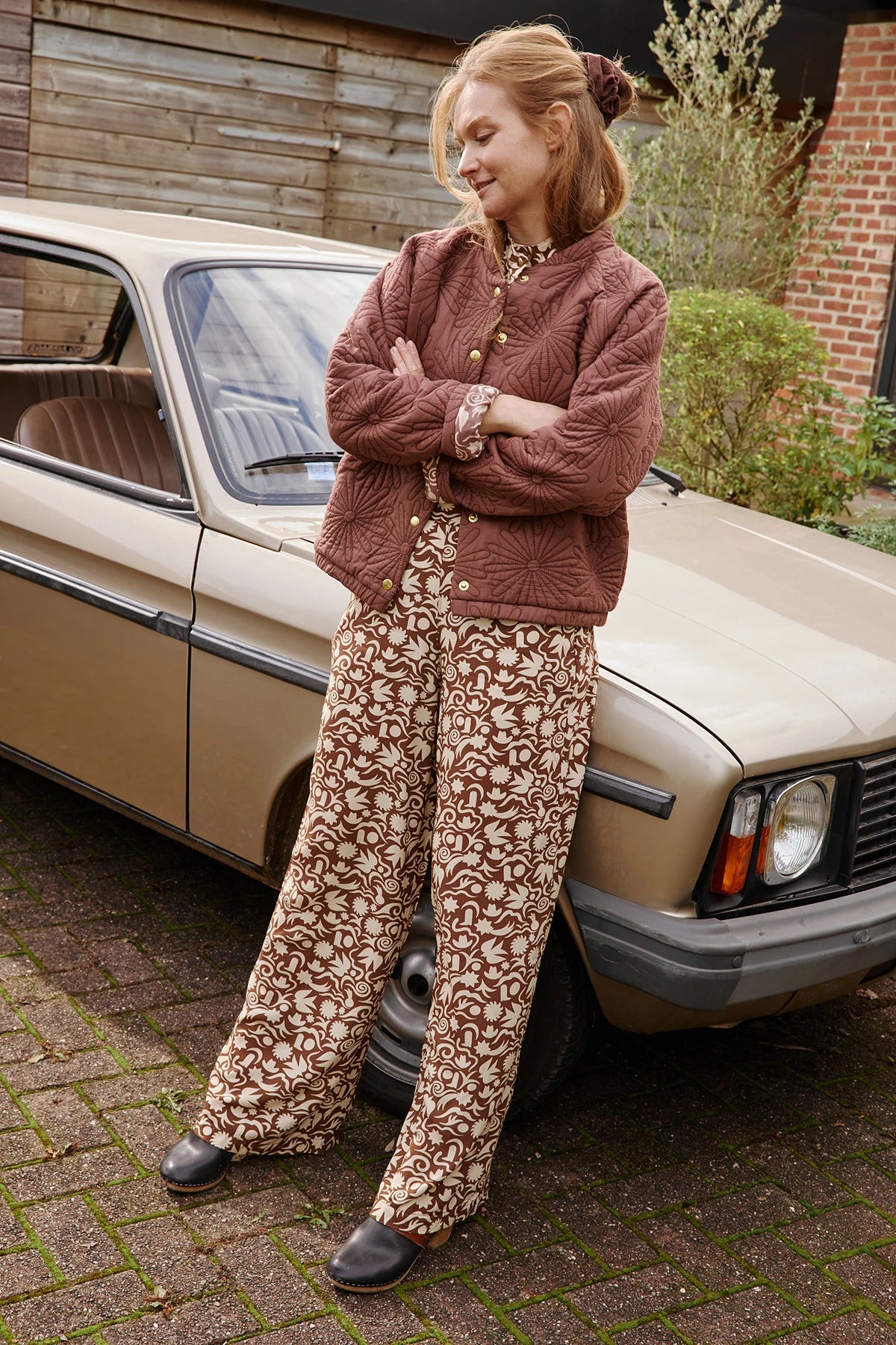Pantalon JAIMINI wesun chocolat