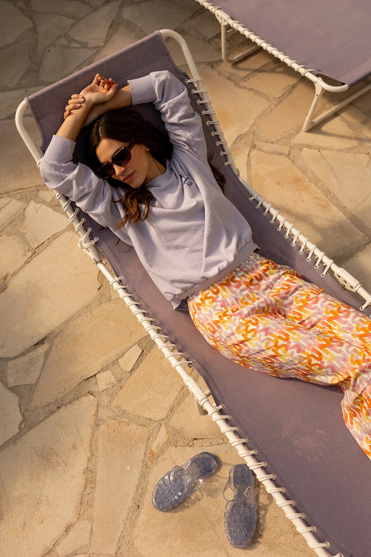 Pantalon JAIMINI sunsun orangé