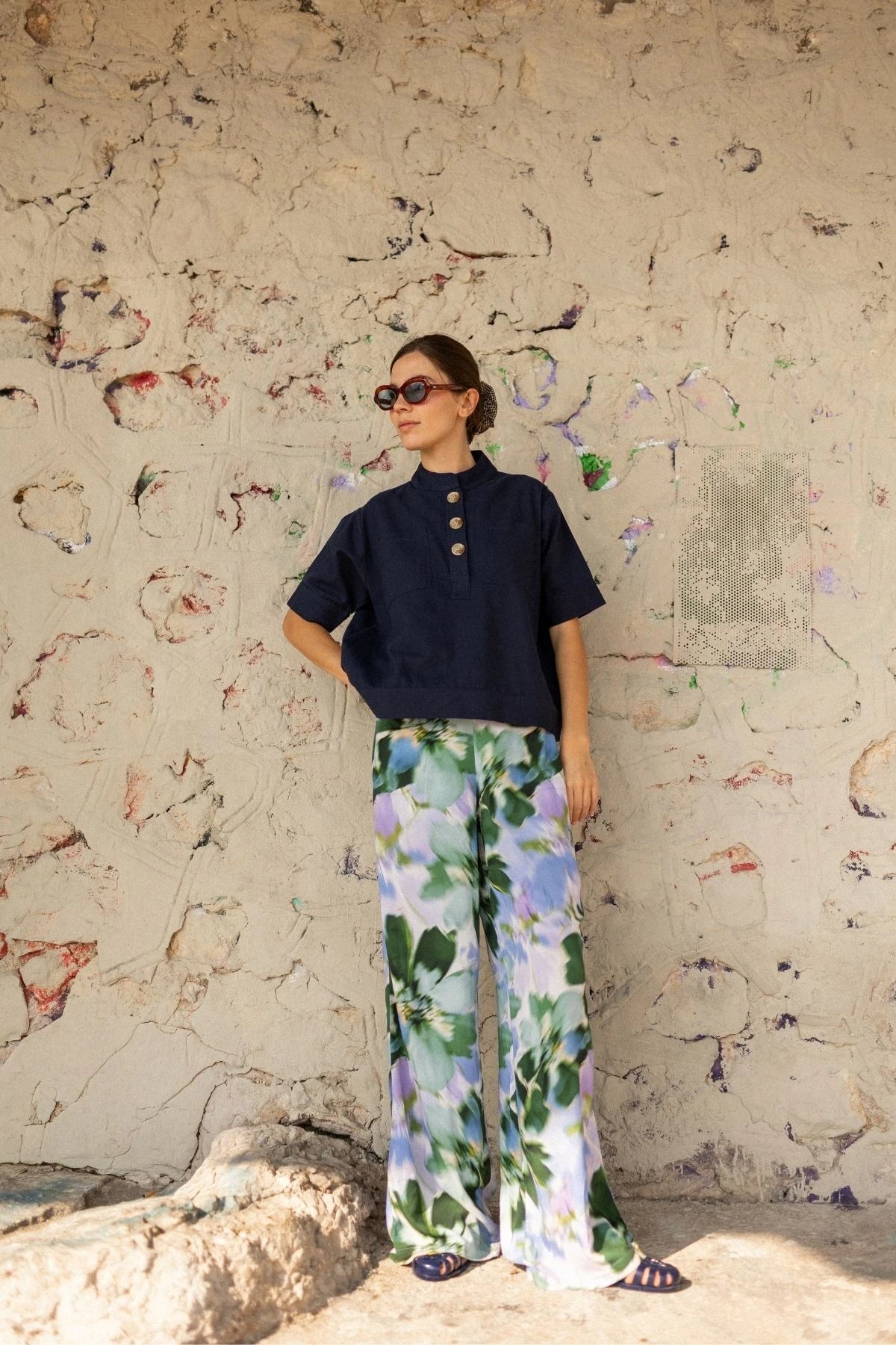 Pantalon JAIMINI betty bleu