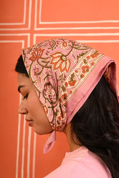 Petit foulard N°114 rose