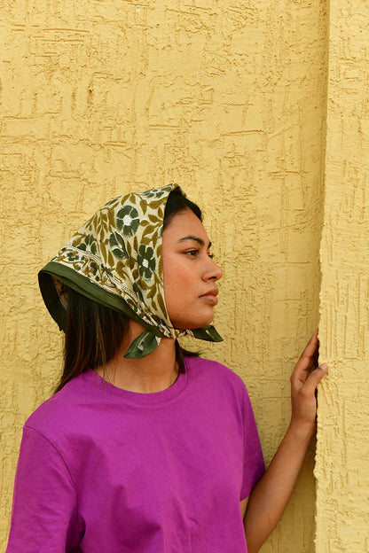 Petit foulard N°115 Vert