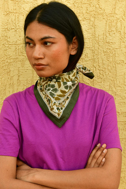 Petit foulard N°115 Vert